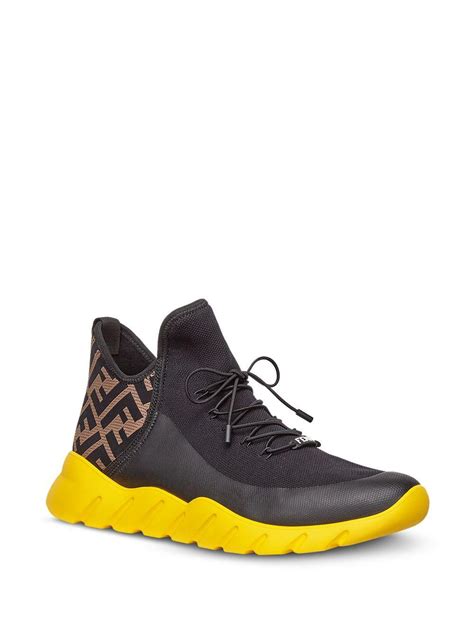 fendi tech knit sneakers